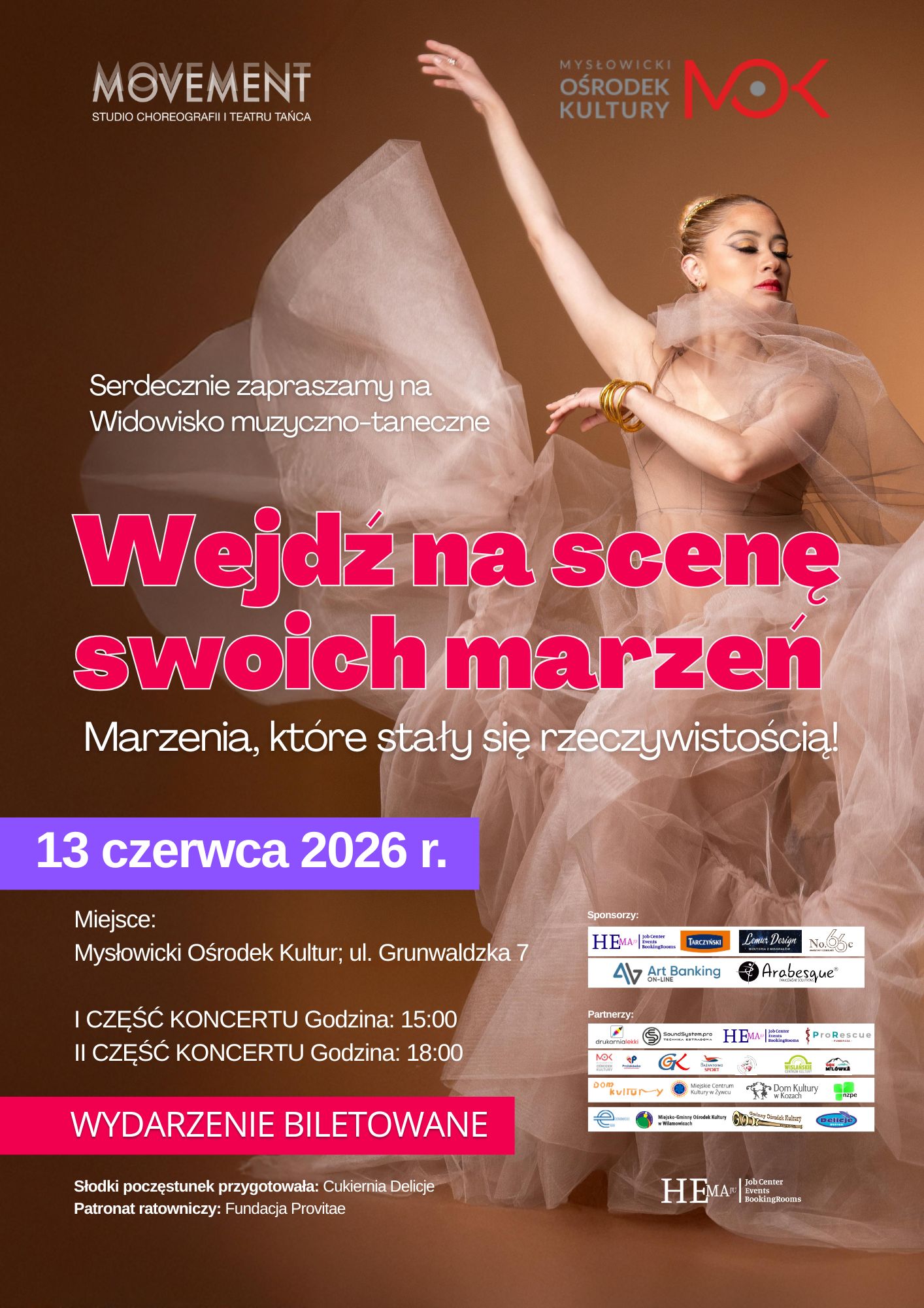 Plakat wydarzenia Wejdź na scenę swoich marzeń – MOK Mysłowice